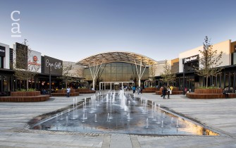 Completed 'Town Square' courtyard in mall (atterbury.co.za)