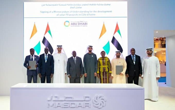 Côte d'Ivoire Signs Solar Deals With UAE’s Masdar