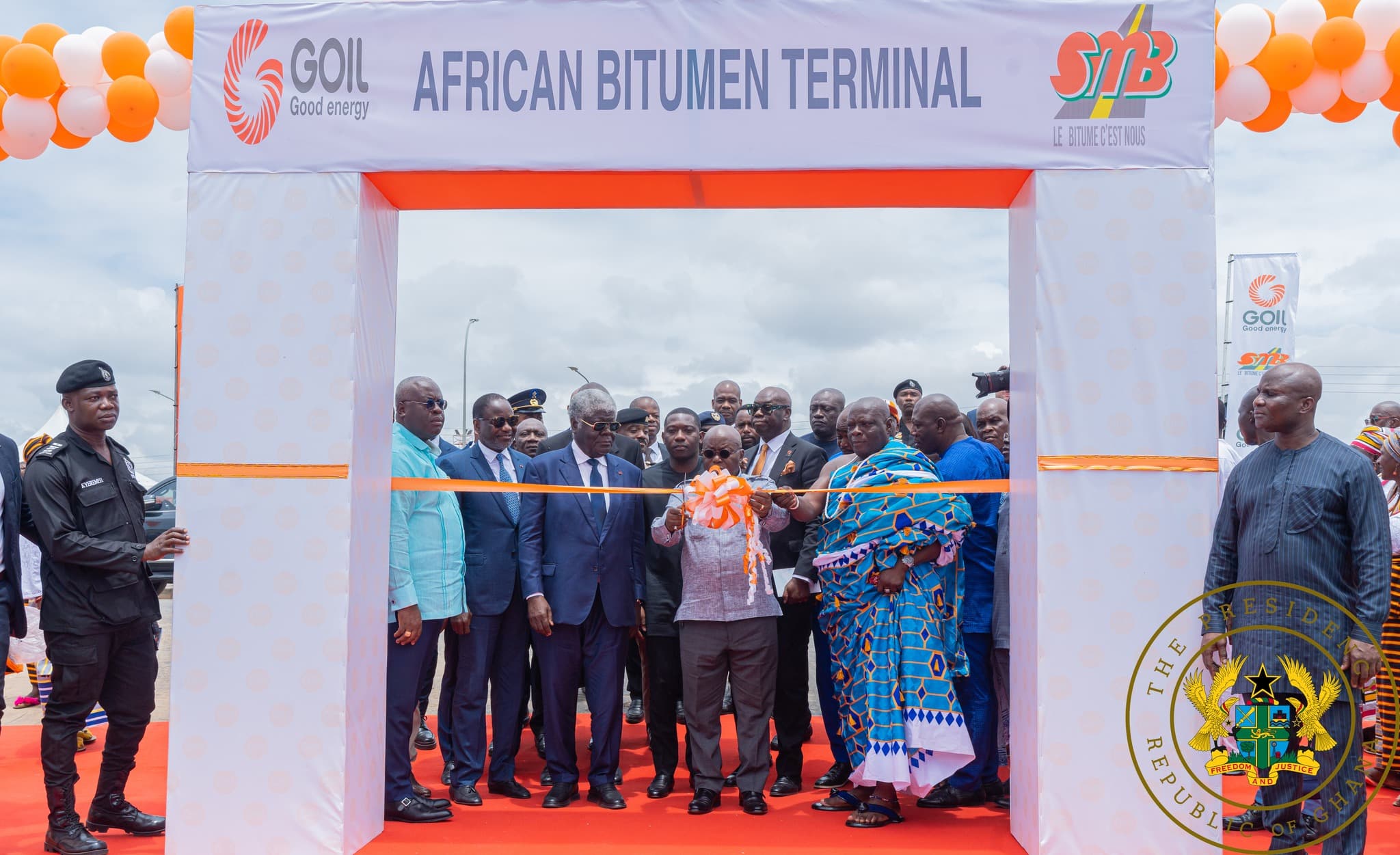 Bitumen Terminal Inaugurated In Ghana
