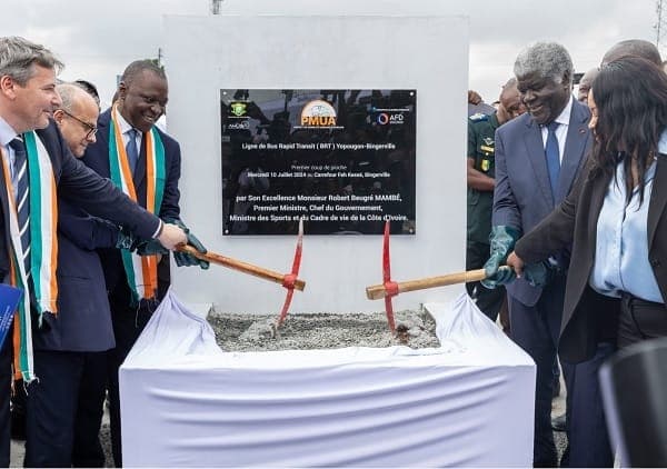 Work Launched On Abidjan Bus Rapid Transit Line