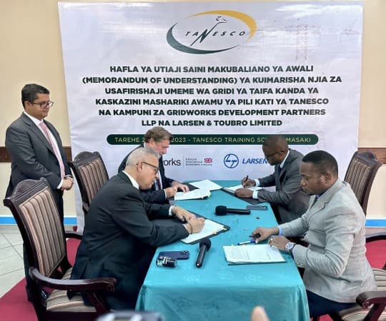 Gridworks Signs MoU for Tanzania Transmission Project
