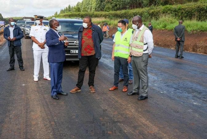 Ksh14bn Kenol-Marua Highway to be Completed in June 2022