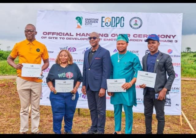 Edo Government Hands Over Land For Housing Project