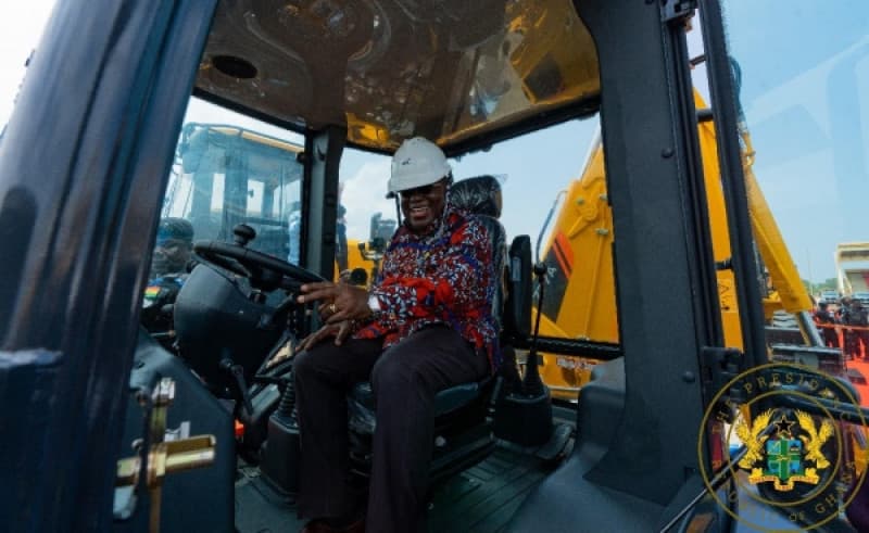 Ghana Takes Delivery Of Heavy-Duty Road Equipment