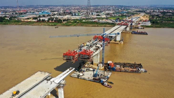 Construction of Second River Niger Bridge in Nigeria 91% Complete