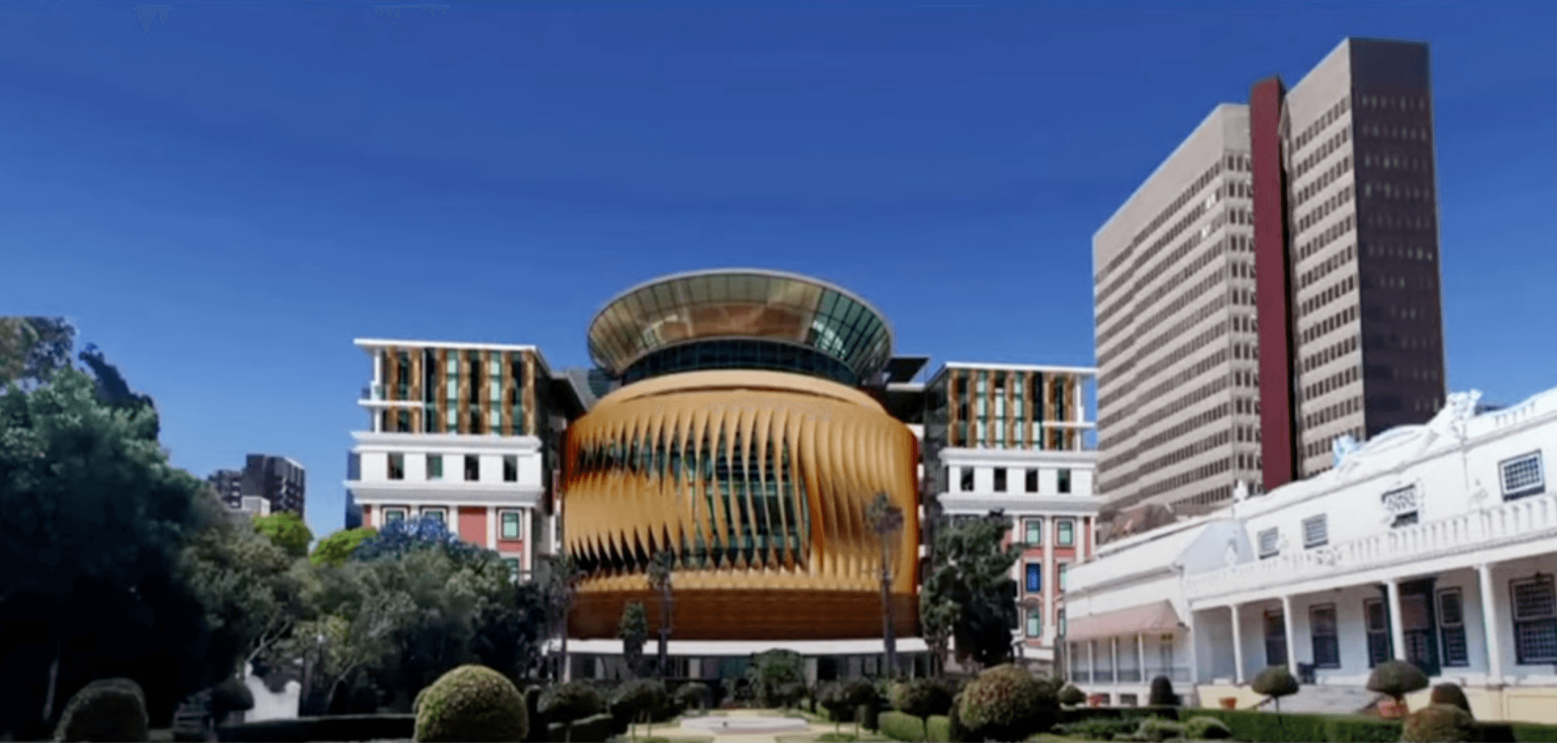 South Africa Parliament Handed Over For Reconstruction