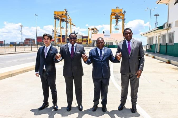 Presidents Inaugurate Expanded Port of Nacala In Mozambique
