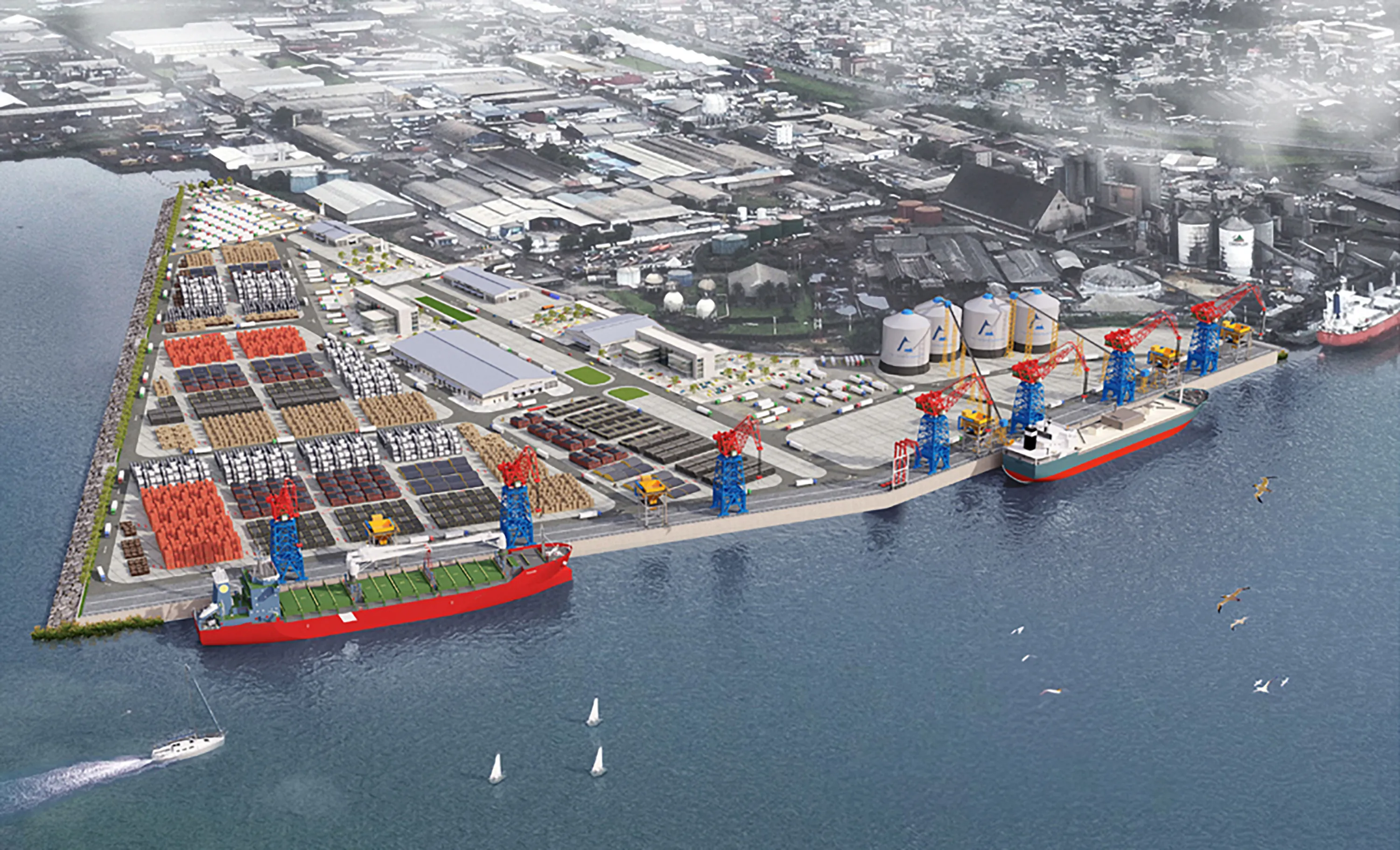 Douala Port Container Terminal, Cameroon