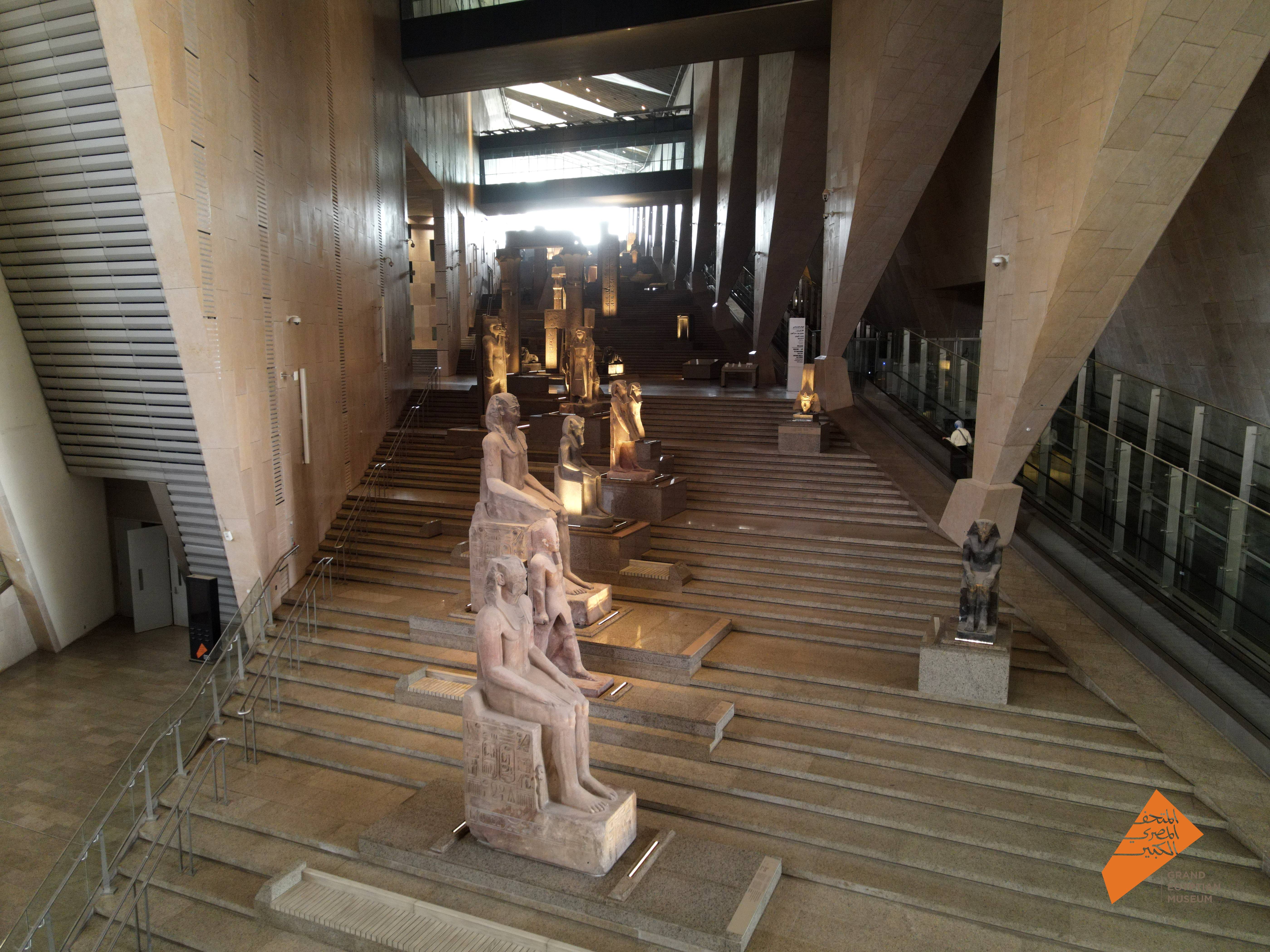 Grand Egyptian Museum grand staircase