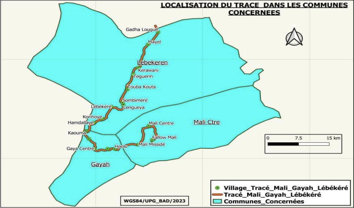 Mali-Gadalougue road map