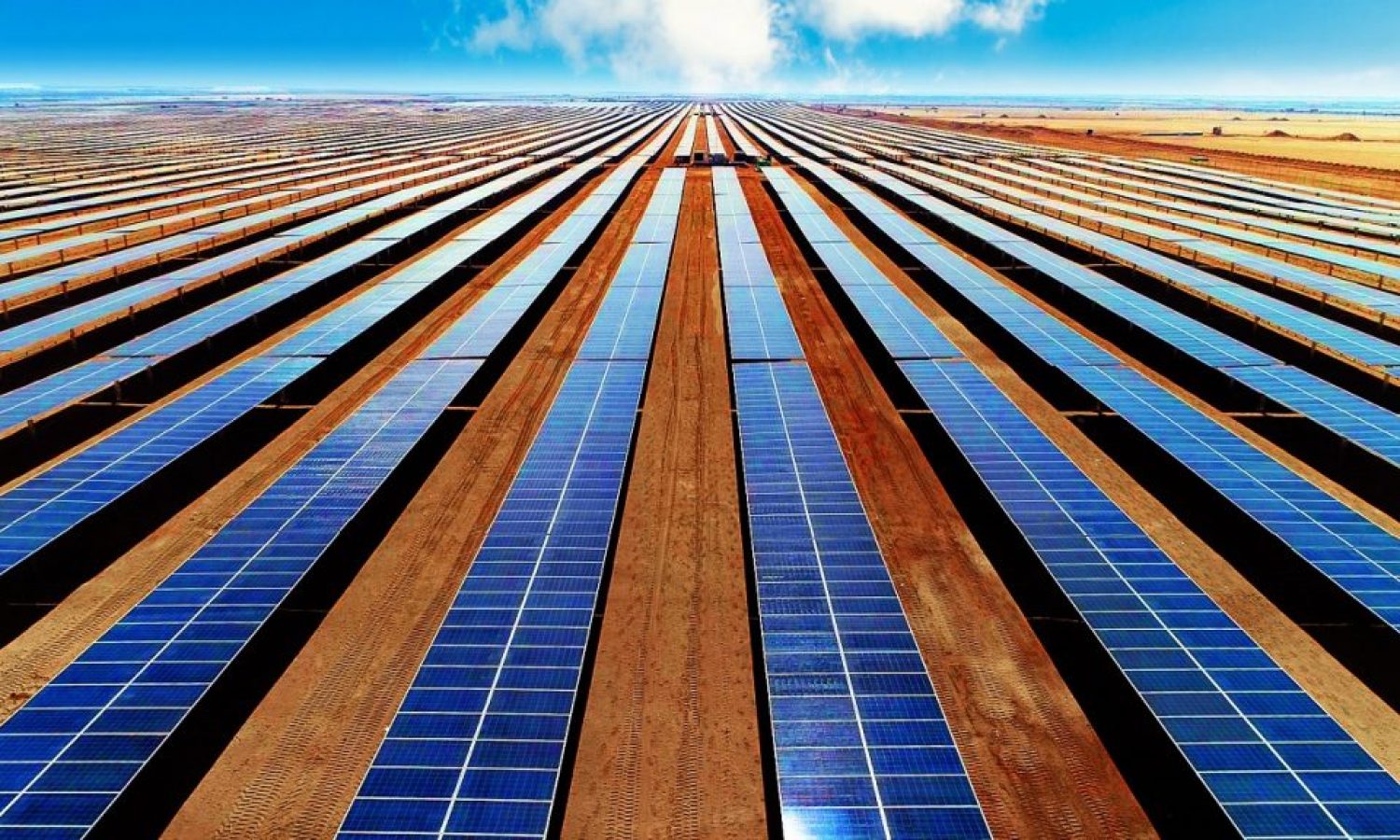 Benban solar park in Egypt