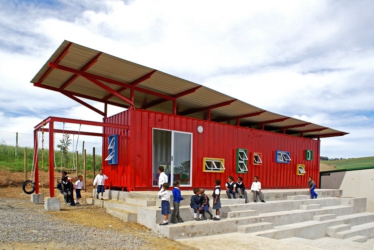 Vissershok Container Classroom (archdaily.com)