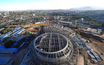 Steel Structural Frame for Conference Centre Dome Exterior (foreignpolicy.com)