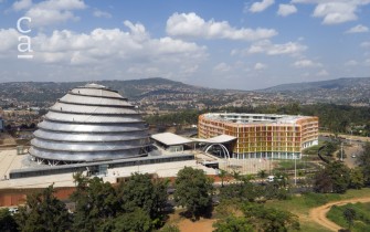 Bird's eye view of completed facility - Dome structure and Hotel (summa.com.tr)