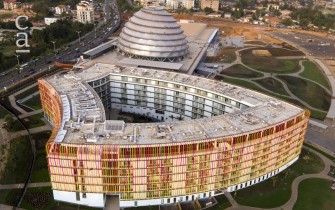 Aerial view of completed hotel with Dome structure in background (summa.com.tr)